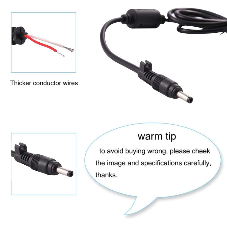 Male Power Cable for Laptop Adapter 